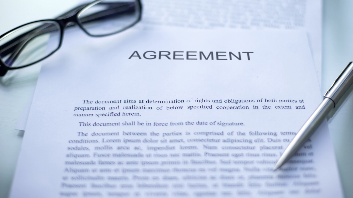Agreement official document