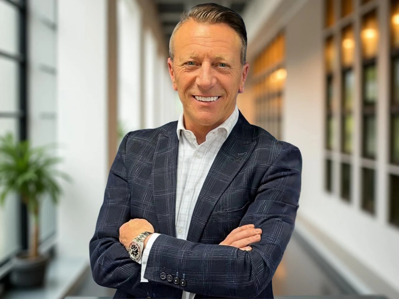 Gary Harrison, chief commercial officer at SolutionsHub, in a corporate portrait