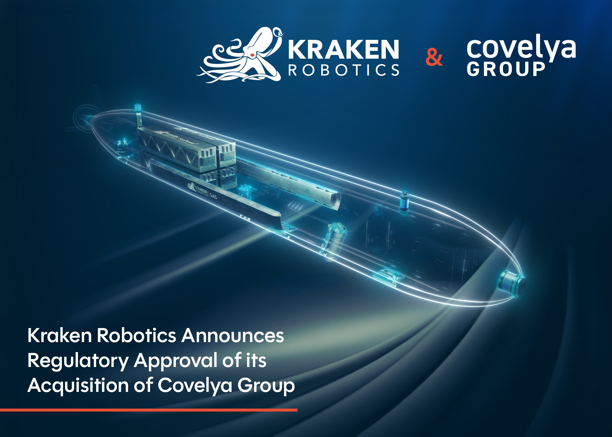 Kraken Robotics clears regulatory hurdle for Covelya Group acquisition