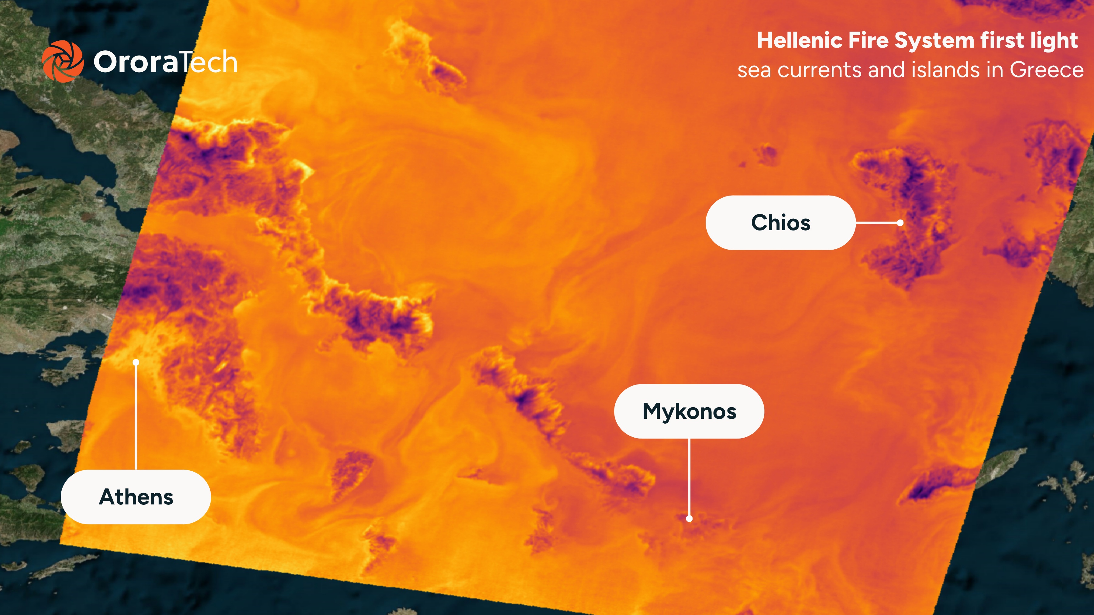 Greece's Hellenic Fire System captures first thermal image from orbit