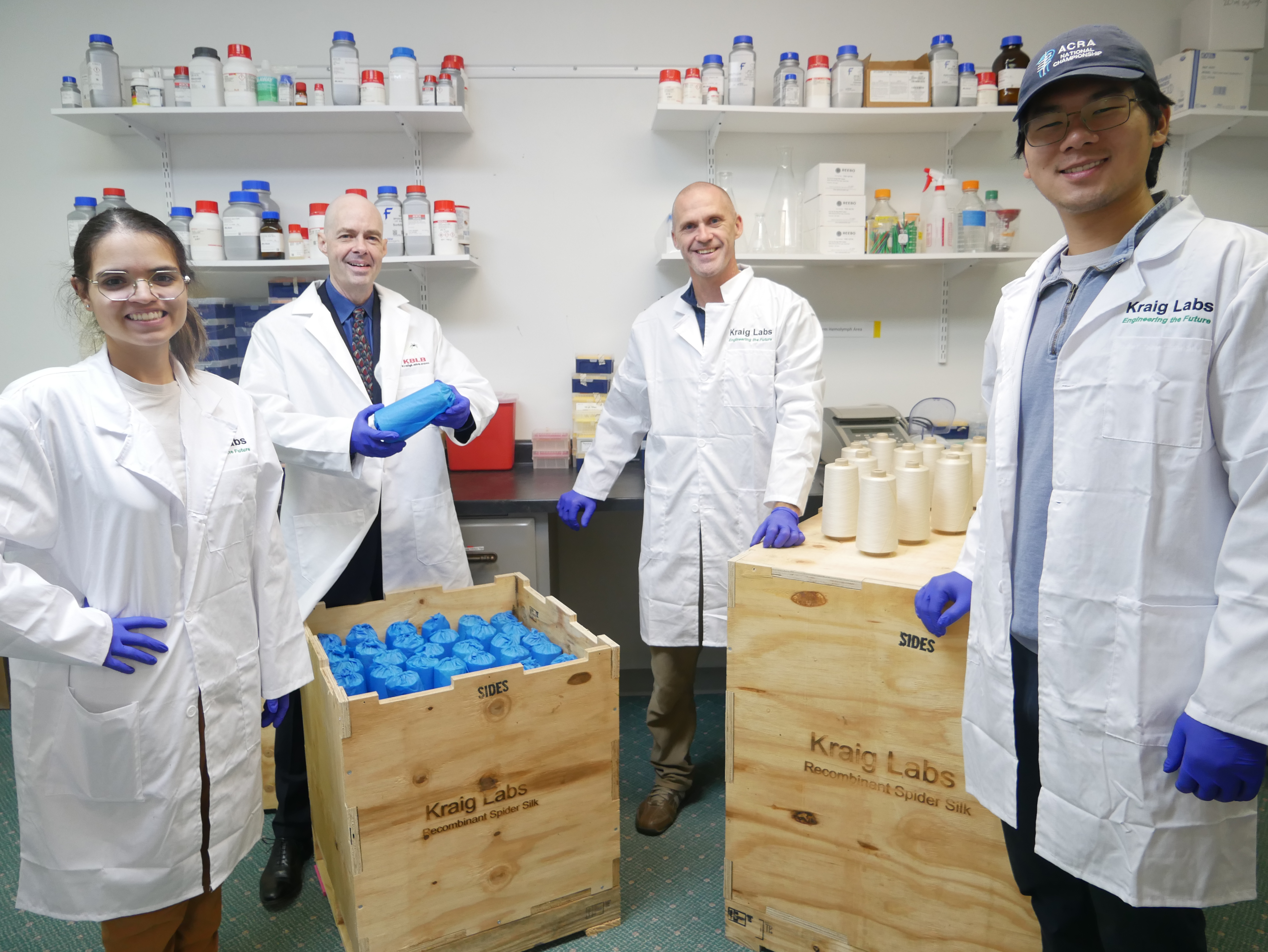 Kraig Labs ships first commercial spider silk order to sports brand