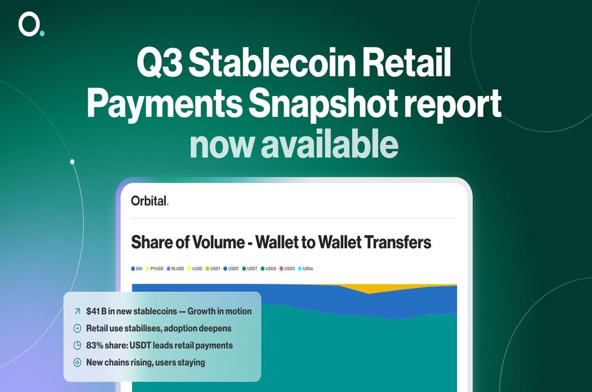 Orbital Q3 Index Shows Stablecoin Retail Payments Maturing with Organic Growth