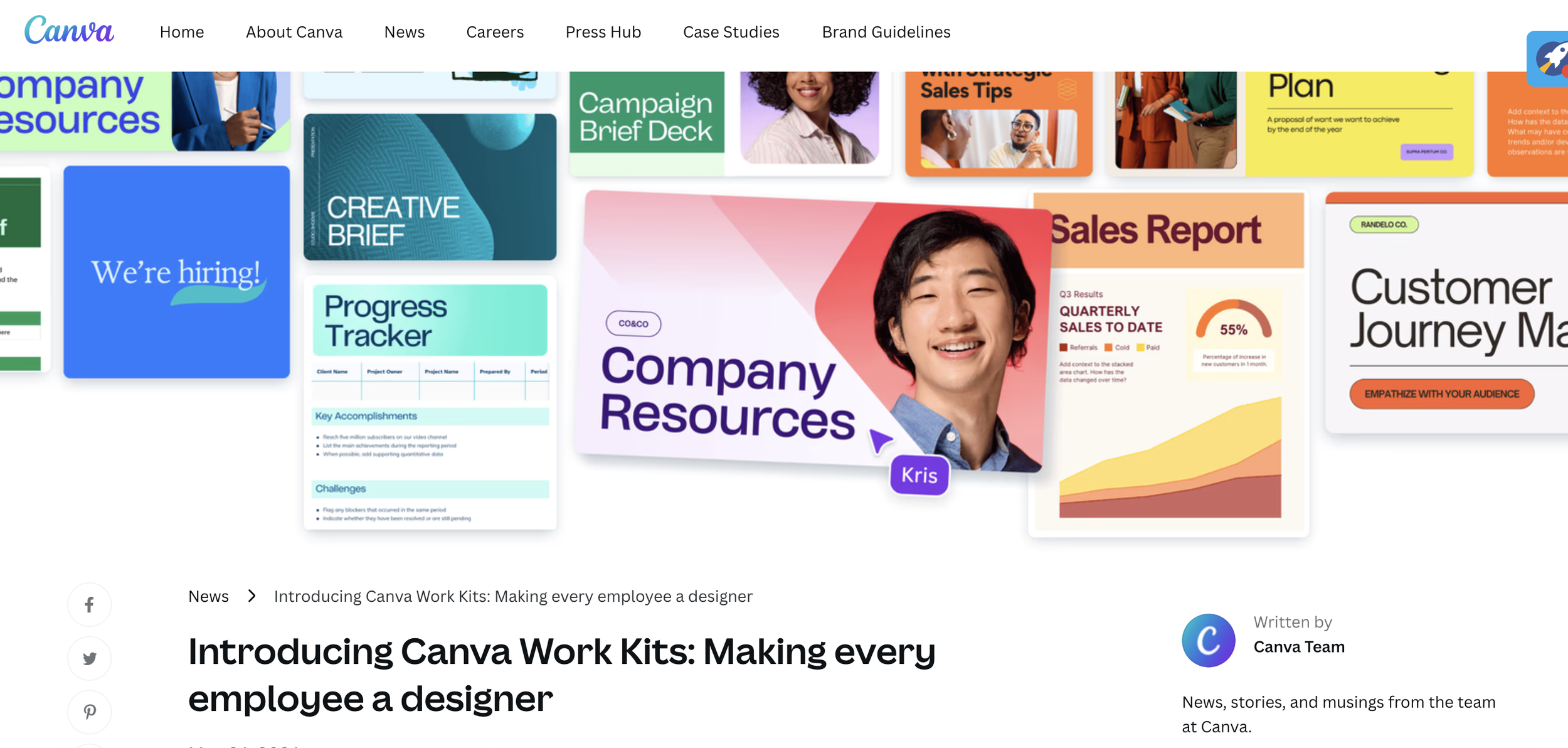  Vision in practice: “making every a employee a designer”, February 2024 