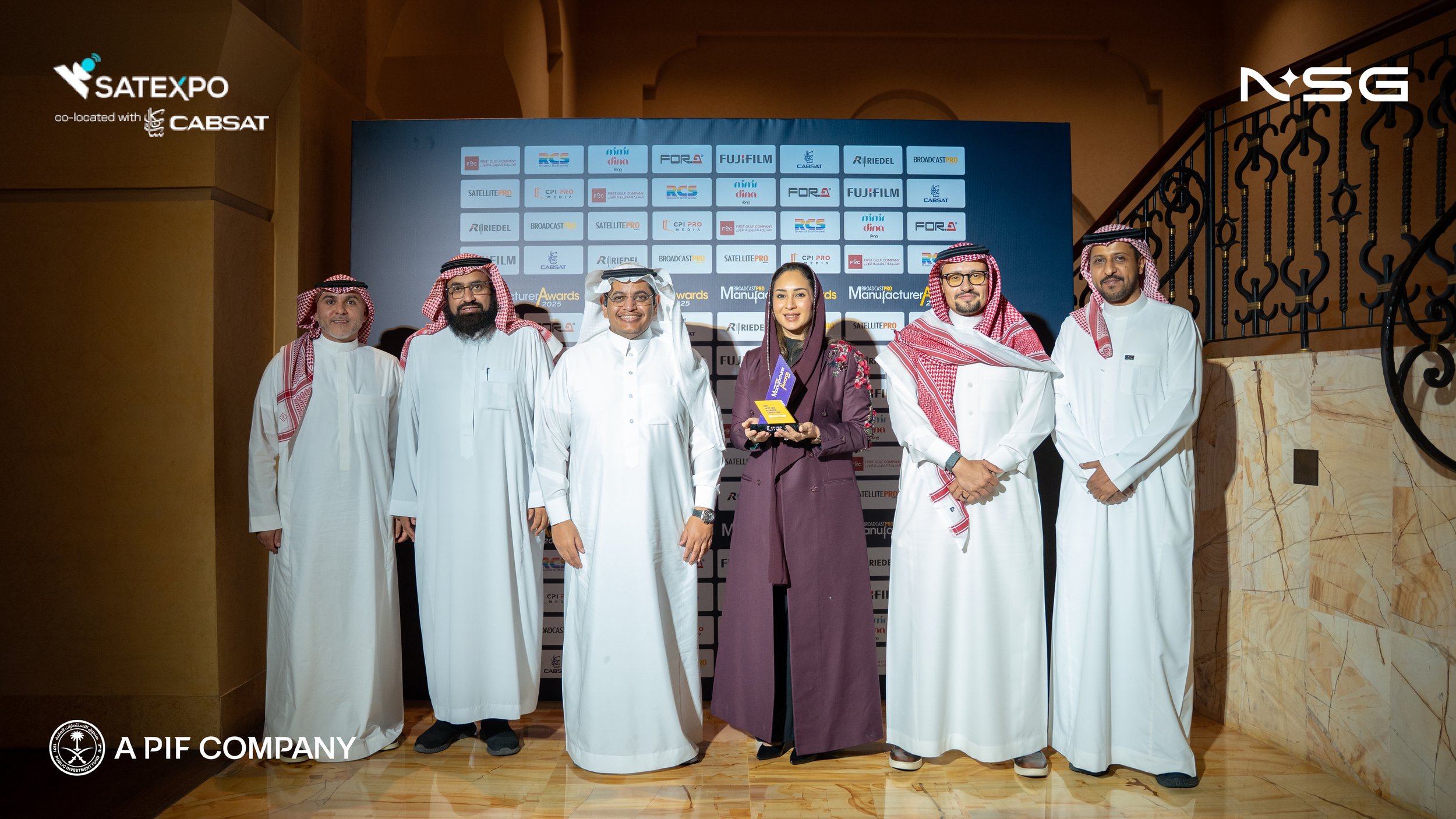 NSG Wins Best Next-Gen Satellite Application at BroadcastPro Awards 2025