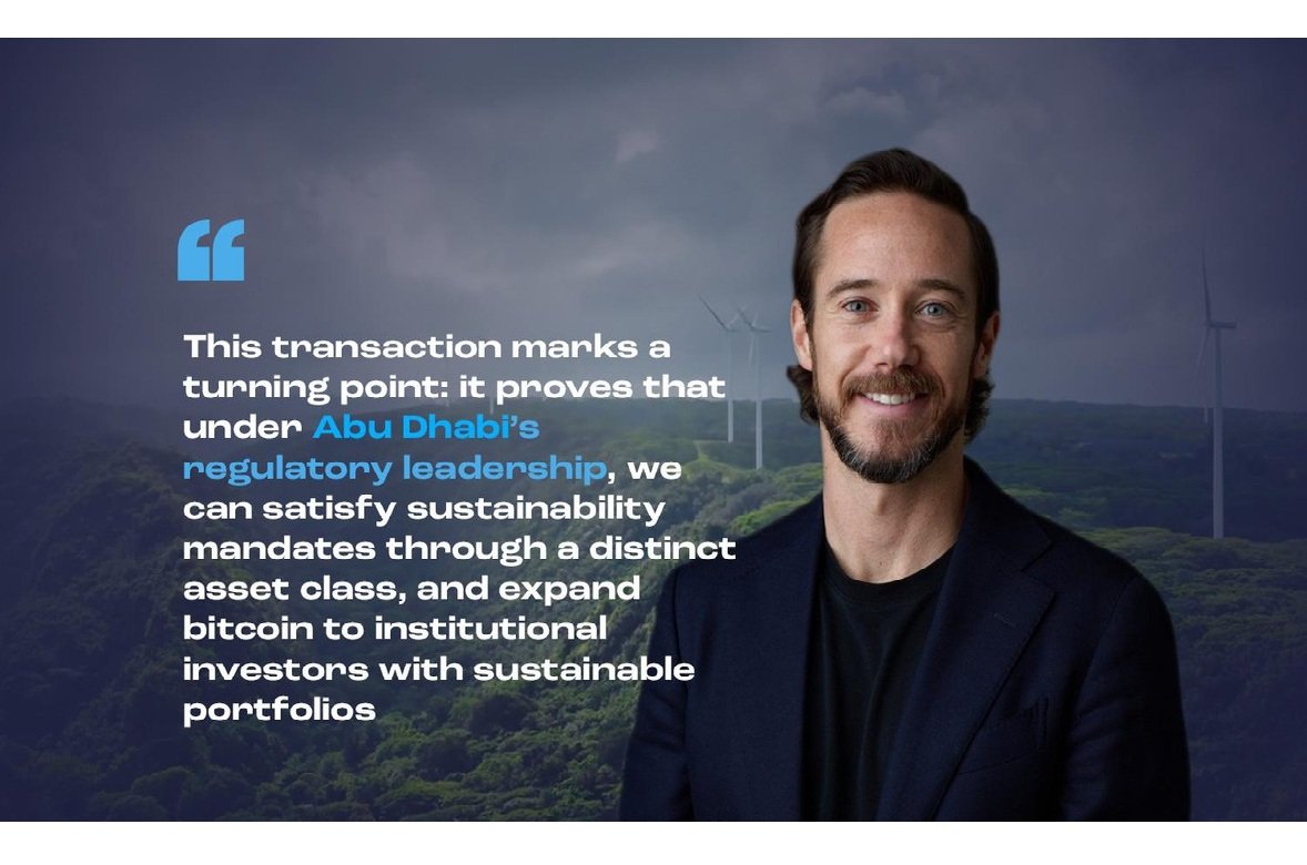 Sustainable Bitcoin Protocol Launches First Tokenized Energy Transition Asset in Abu Dhabi