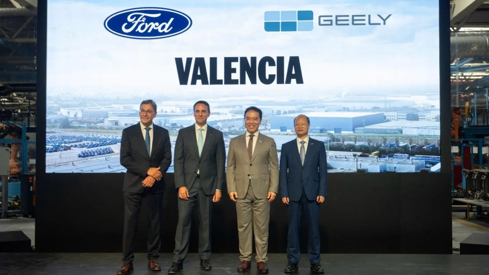 Geely and Ford form Valencia JV to build EVs for Europe