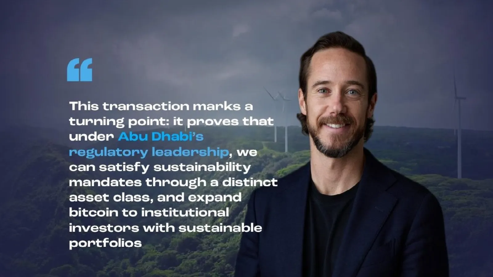 Sustainable Bitcoin Protocol Launches First Tokenized Energy Transition Asset in Abu Dhabi